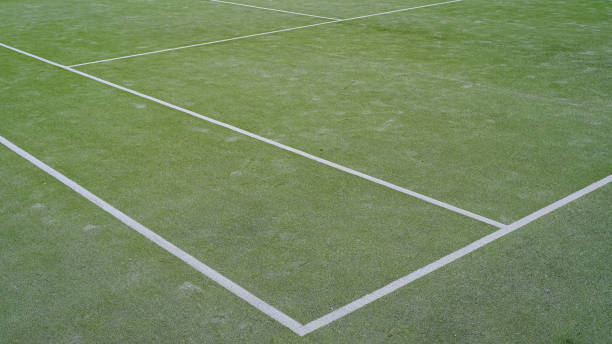 Rénovation terrain de tennis en gazon synthétique lyon
