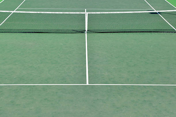 Rénovation terrain de tennis en béton poreux Paris