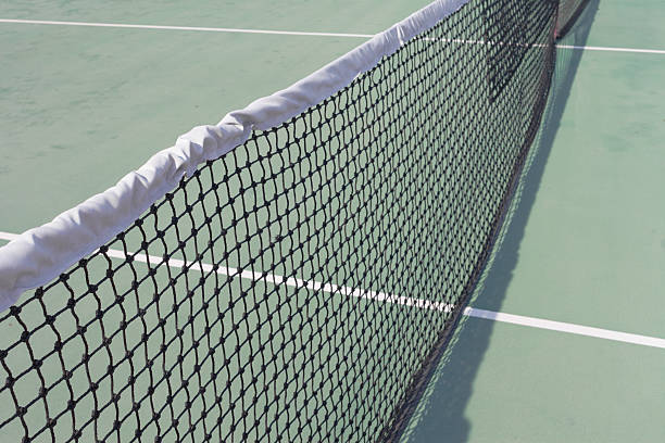 Rénovation d'un court de tennis en béton poreux à mougins